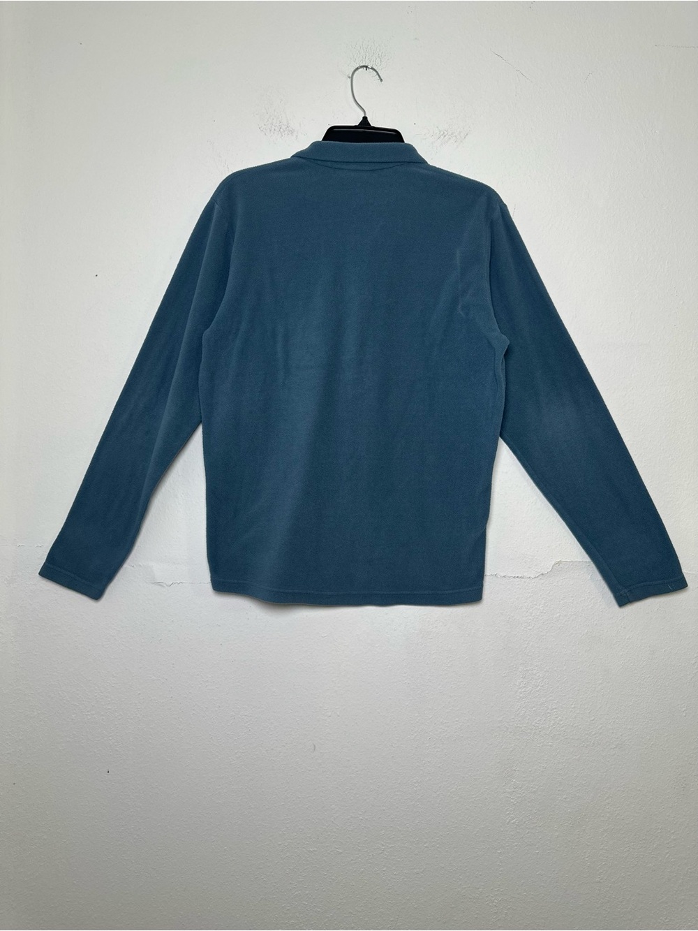 Patagonia Men’s Micro D 1/4 Zip Teal Blue Fleece Winter Pullover Sweater Size S - Picture 3 of 14